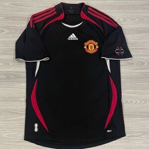 Adidas 2021/22 Manchester United Teamgeist Soccer Jersey Black Men’s Size Small